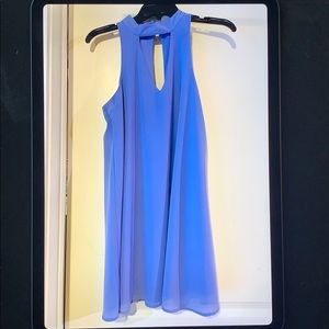 Keyhole Halter Shift Dress